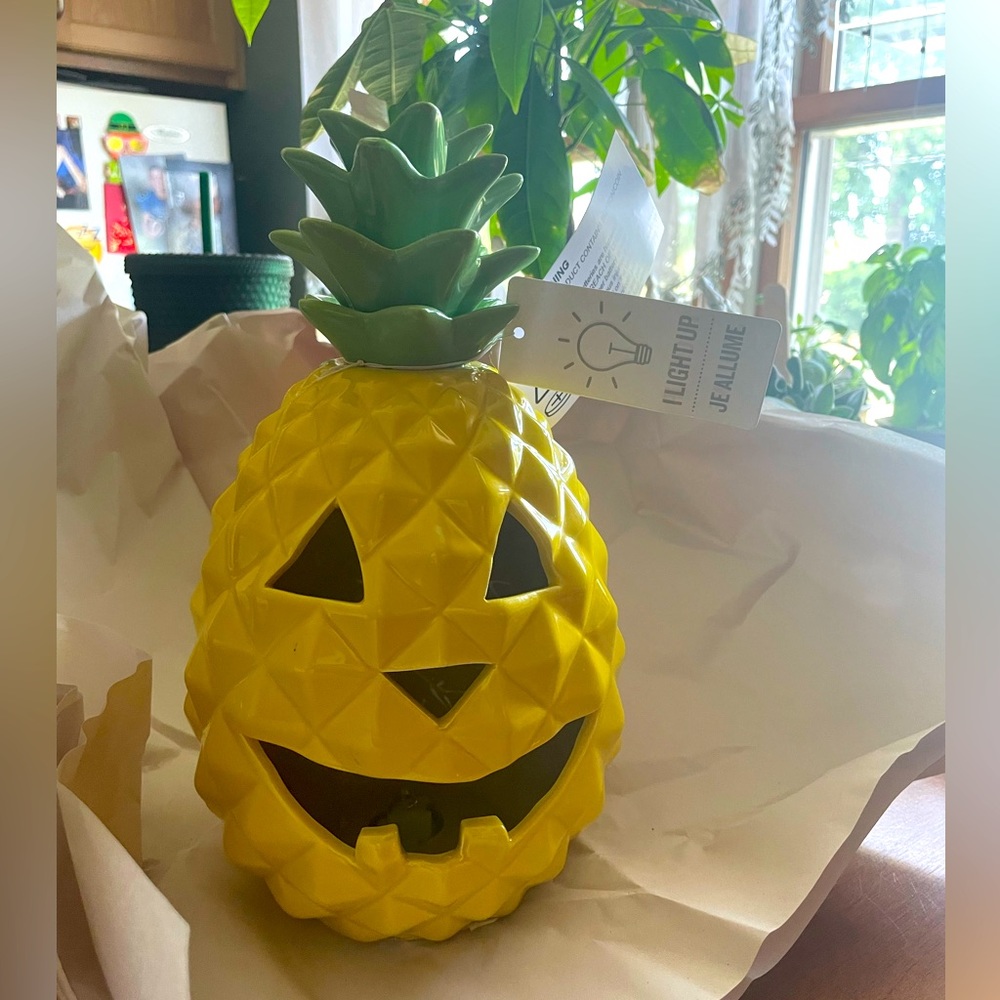 Pineapple Jack-o-lantern